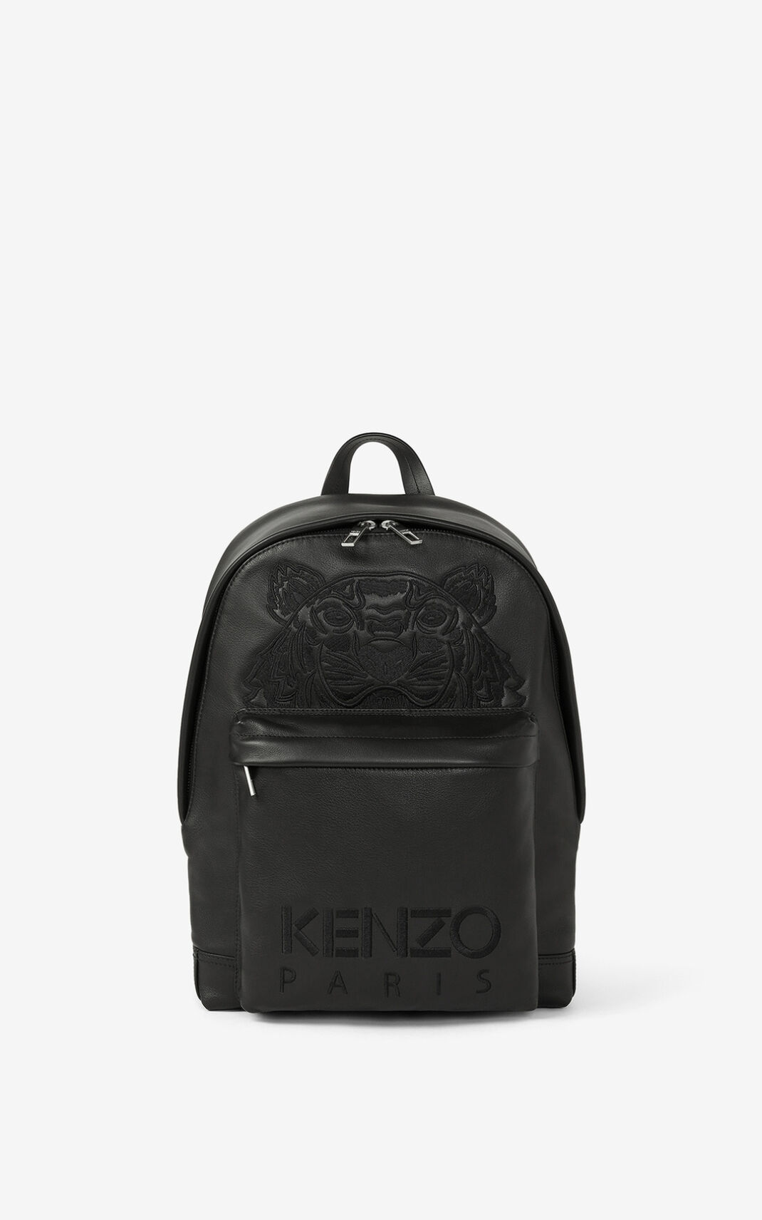 Kenzo Tiger leather Moška Nahrbtnik Črna SI-7683790